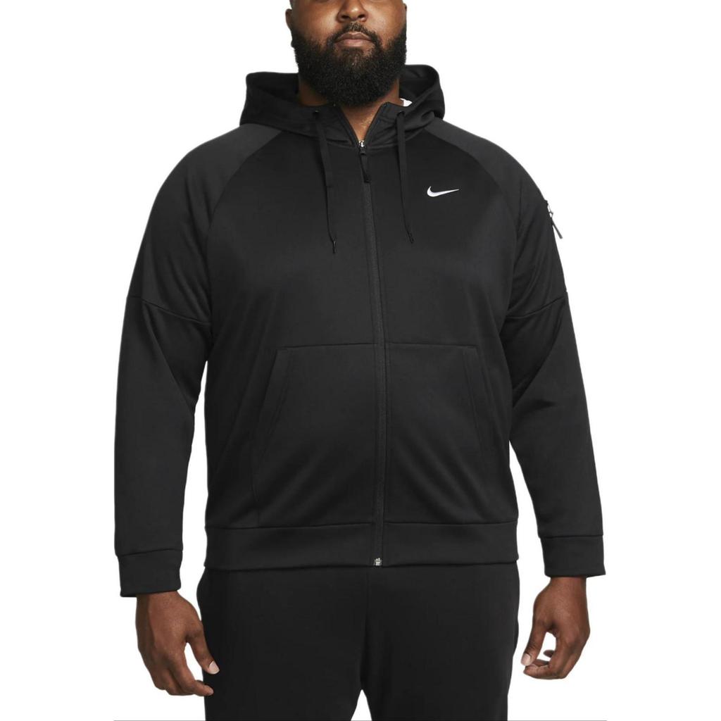 Nike Giacca Felpa con Cappuccio Fitness Full Zip Uomo Capospalla Nero DQ4831-010