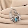 Natural Labradorite Gemstone 925 Sterling Silver Women Jewelry Designer Pendant 1.8" For Girlfriend CP-42-26