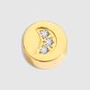 Gold Plated Stainless Steel Pendant - Personality Expression Pattern, European & American Style, DIY Jewelry Accessory