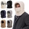 Skiing Ear Protection Unisex Windproof Balaclava, Winter Ski Mask Neck Warmer, Face Cycling Warmer Fleece Lined Hat for Men Women Cold Weather Thermal