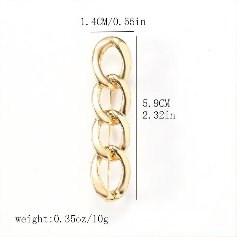 Trendy Simple Detachable Pants Clips  Brooches Adjustable Waist Buckle Metal Pins Shirt Suit Pins Badge Button Waists Tightener