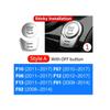 For BMW 5 6 7 Series 5GT F10 F11 F06 F07 F12 F01 F02 Heater Climate Air Conditioning Control Panel Button Cover Automotive Parts