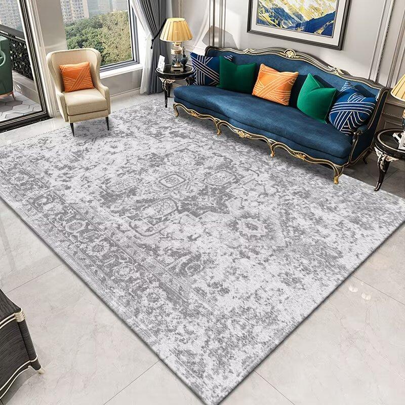 Bohemian Retro Coffee Tables Mat Bedroom Decoration Persian Non-slip kitchen floor carpet Washable Boho rugs Living Room Rug