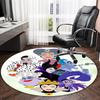 1pc Villains Carpet, Round Rug, Comfortable, Suitable for Entryways, Living Rooms, Office, And Bedrooms, Christmas Decoration