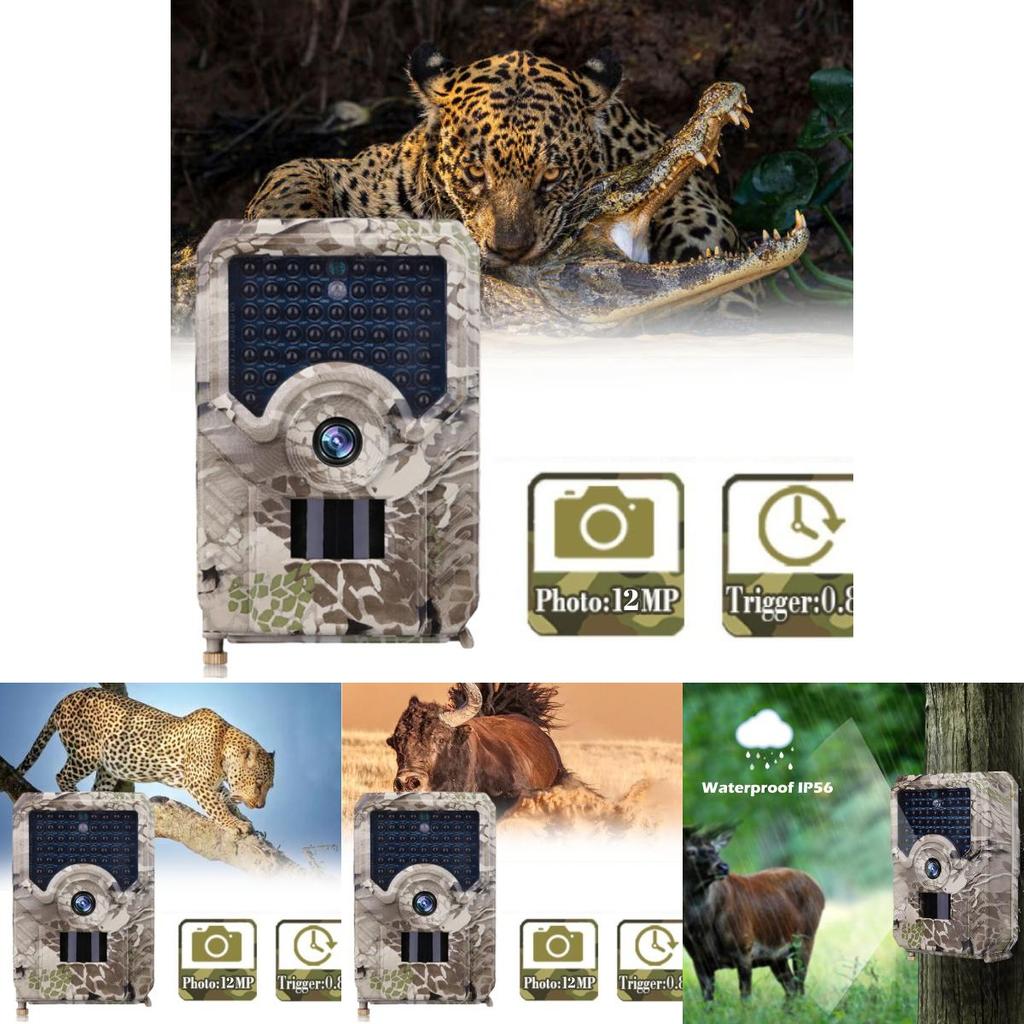 Pr200 12mp 1080p Outdoor Wildlife Camera With Infrared Technology For Hunting And Security