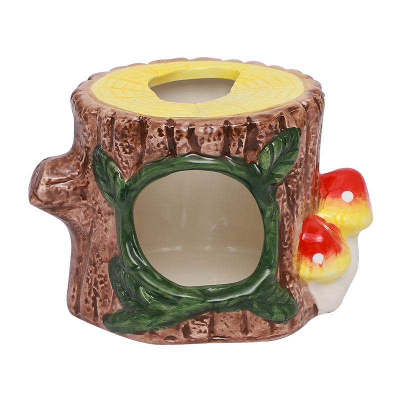 

Домик для хомяка, гнездо для морской свинки, спальная кровать для маленьких животных, летние керамические аксессуары для дома для грызунов/морских свинок/крыс