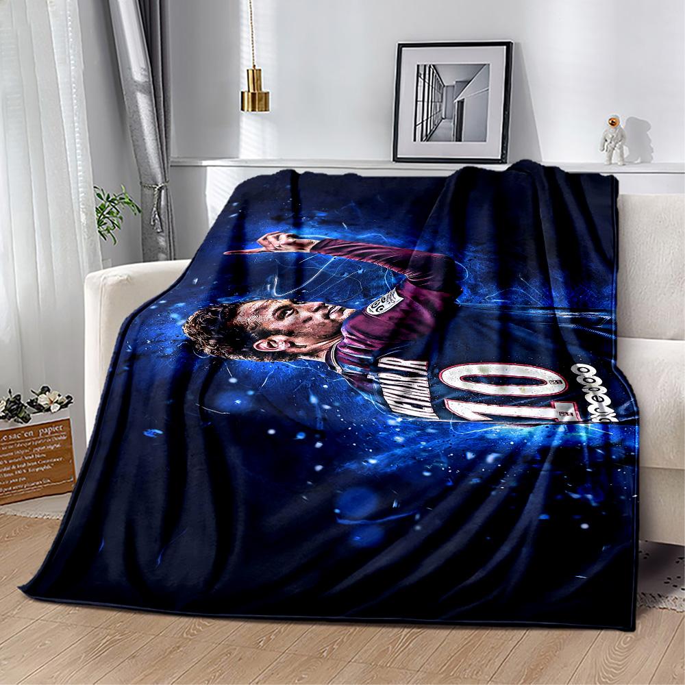 Ronaldo's Iconic Celebration Blanket Soft Warm Cozy Perfect for Livingroom Office Chair Picnics for All Seasons Playful Design
