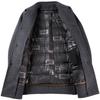 Men's Cashmere Winter Coat with Detachable Down Liner - Thick Wool Double-Faced Cloth for Business Casual.
