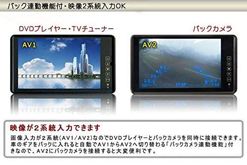 SPEEDER 9-inch Rearview Mirror Monitor (M0910) [Touch Panel] with Backup Camera Linkage for Peace of Mind