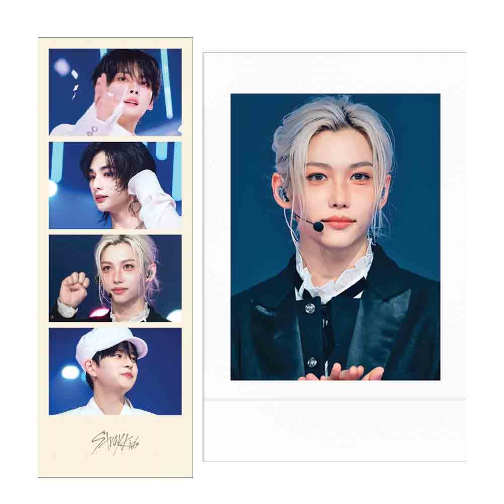 

Настоящий набор 4Cut Photo 2Sheet Polaroid 10Sheet Insenekko 10 Instax style trading Настоящий набор K-STAR + (2 + карты) (Бродячие дети)