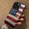 American Flag Pattern Design IMD Phone Case For iPhone 17 16 Pro Max 15 Plus 14 13 12 11 17Air 16E XS X XR Shockproof Hard Cover
