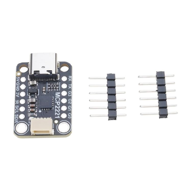 

MCP2221A USB to GPIO ADC Adapter Breakouts Board for Enhances Data Acquisition Device Control Analogs/Digital Gpio Pin 1