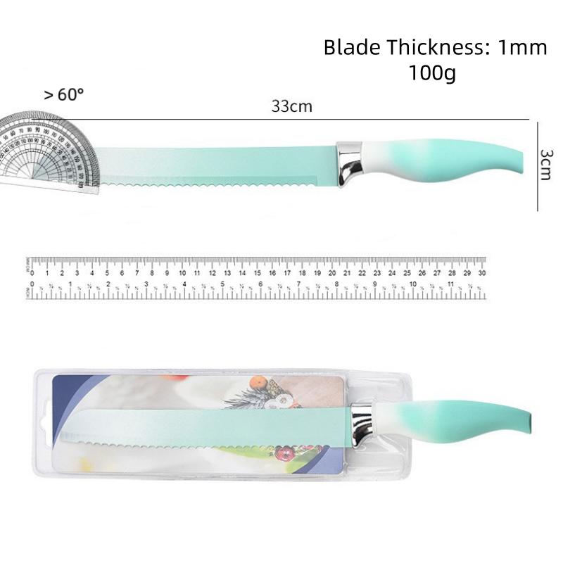 5-teiliges Messer-Set, Küchenmesser-Set, Kochmesser, Küche, Brotschneidemesser, Obst-Ausbeinschneider, gezacktes Fleischmesser