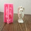 3D Winged Girl Silicone Molds Epoxy Resin Molds for Candle Soap Making Fondant Silicone Mould for Candy Chocolate Baking