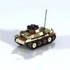 WK2 Hightech-Ausrüstung Schützenpanzer Bausteine MOC Militärpanzer Sdkfz 140 Spähwagen Modell DIY Kinderspielzeug Geschenk