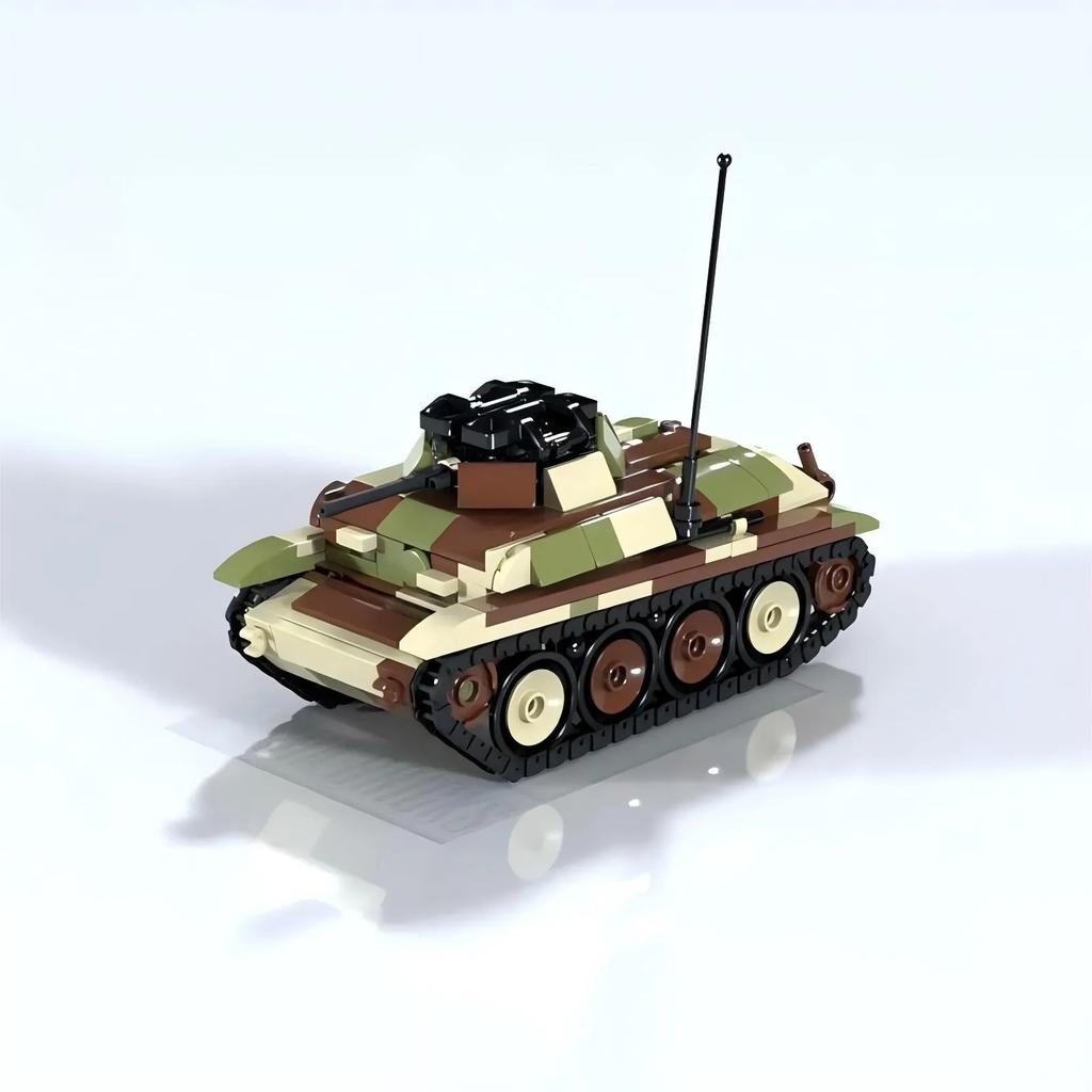 WK2 Hightech-Ausrüstung Schützenpanzer Bausteine MOC Militärpanzer Sdkfz 140 Spähwagen Modell DIY Kinderspielzeug Geschenk