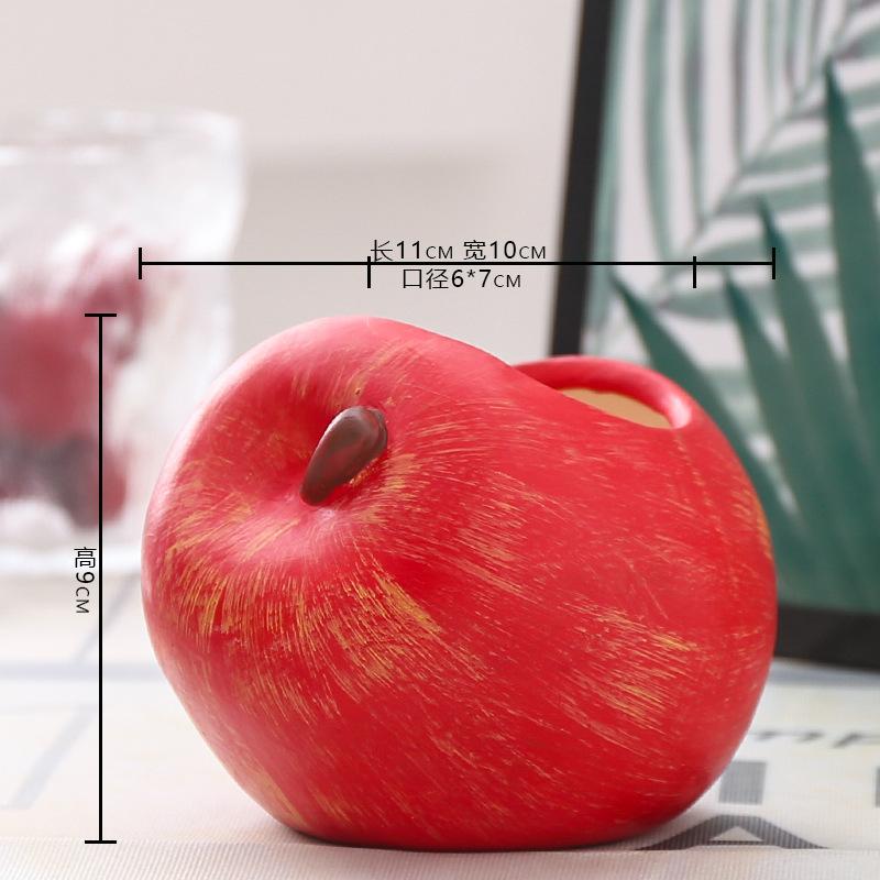 Handmade Ceramic Flower Pot for Succulent, Cute Fruit, Creative Vase, Simple Home and Room Decoration