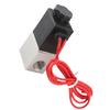 Direct Acting Solenoid Valve Water   Oil Aluminum Alloy Body Valve 220VAC(G1Celsius8in )