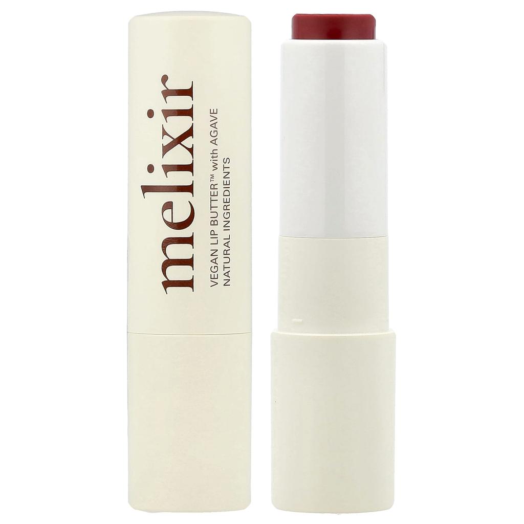 Melixir, Vegan Lip Butter™ with Agave, 06 Lust Red, 3.9 g (0.13 oz)