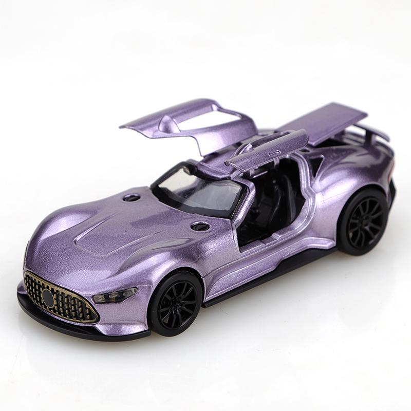 Benc-Vision Supercar Stil Spielzeugauto im Maßstab 1:43 in Wellpappschachtel, mit starker Rückziehmotor-Funktion, Metall-Druckguss, Spielzeug für Jungen