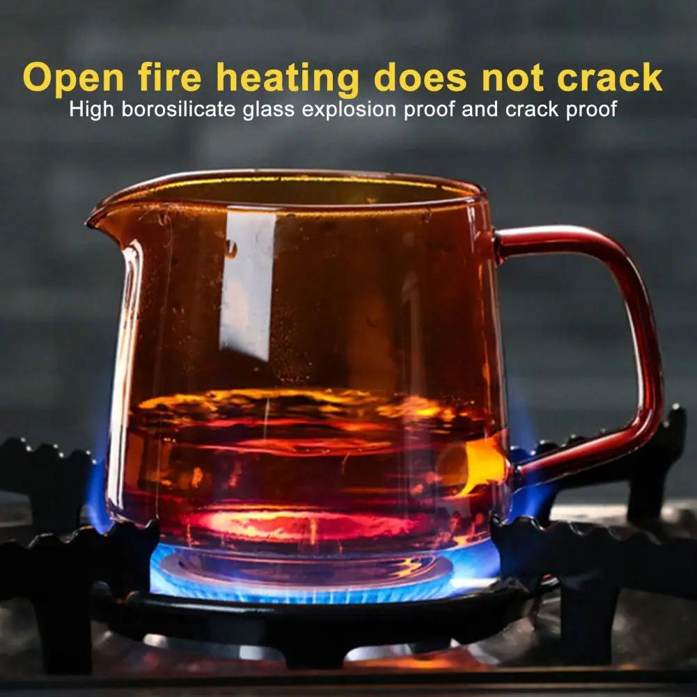 Klarer Hitzebeständiger Glas-Kaffeekaraffe 300ml 550ml Tropfkaffeekanne Pour Over Karaffe Milchkännchen Teekanne Küchenzubehör
