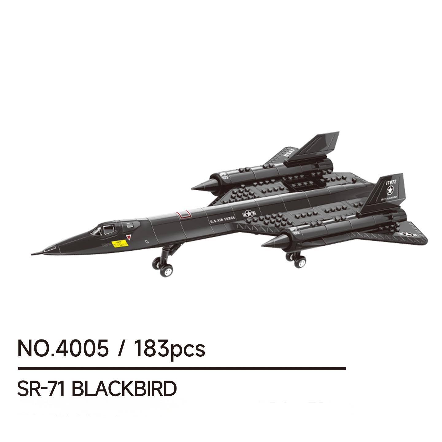 3-In-1 High-Quality Aircraft High-Quality Series High-Quality Building High-Quality Blocks: Sr-71 High-Quality Blackbird, High-Quality Airbus WITH BOX