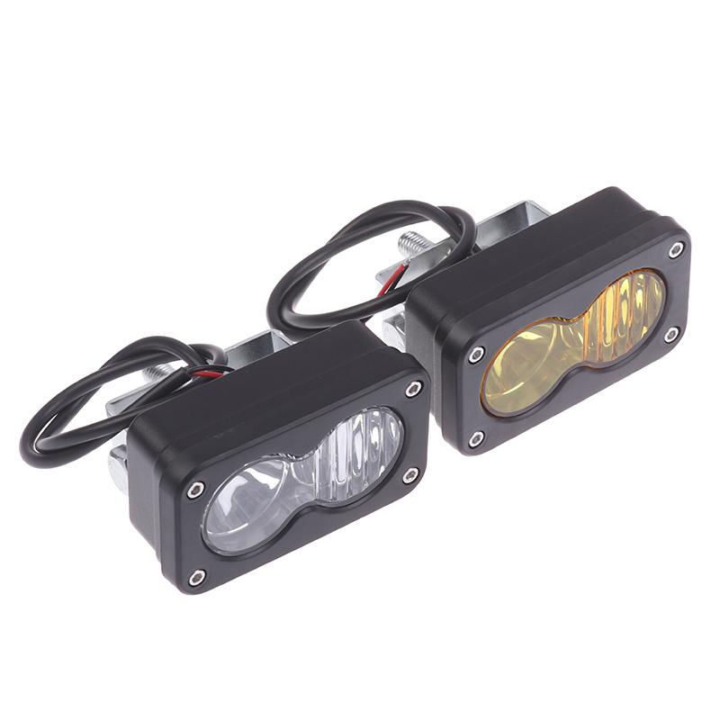 3 Inch Car Spotlight White Yellow Led Pod Driving For Motorcycle Pickup Truck Offroad Roof Luggage Rack Lamp