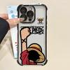 Custodia per Telefono One Piece Zoro Luffy per Apple iPhone 17 Pro Max 15 14 12 Plus Air 16e 16 Pro 13 11