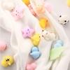 50 st Mini Mochi Squishies Kawaii Tecknad Squishy Leksaker för Barn Stressboll Kläm Partyfavoriter Stresslindrande Leksaker för Födelsedag