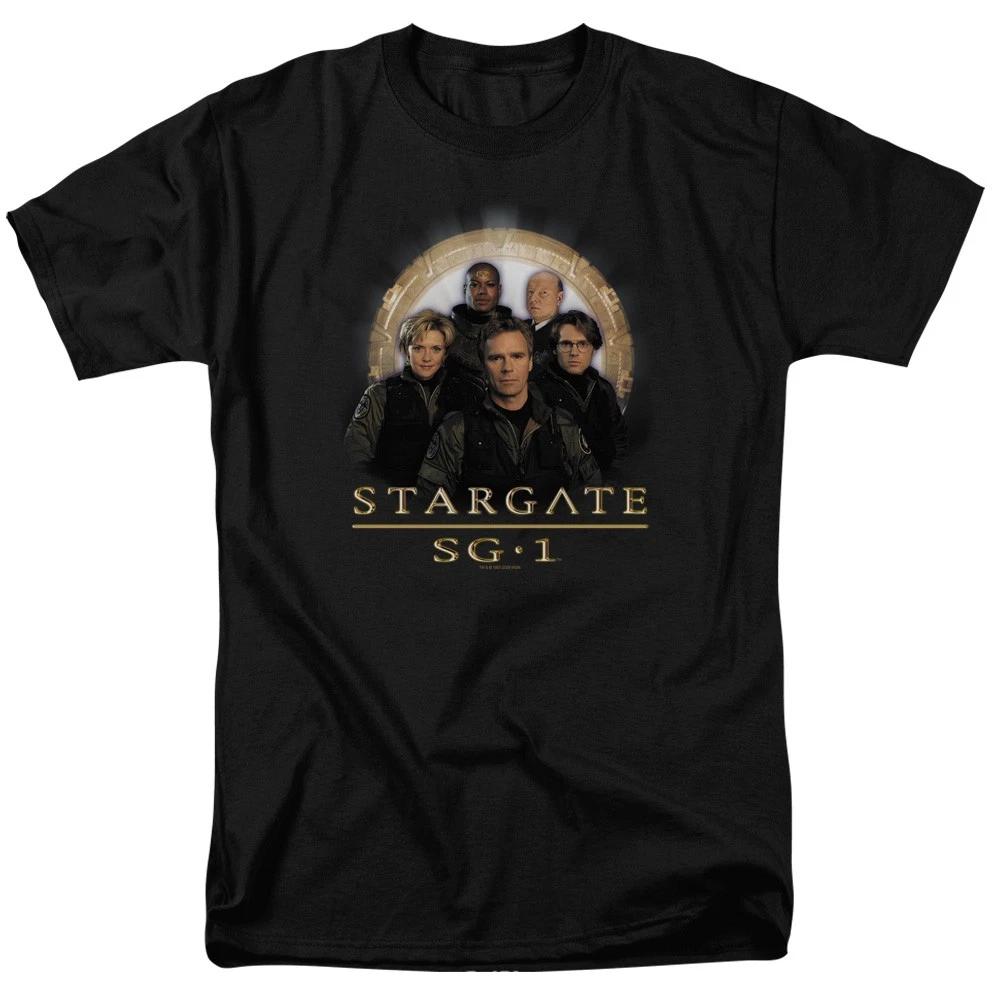 Stargate SG-1 - Team - Adult Unisex Short Sleeve T-Shirt - Black 3XL