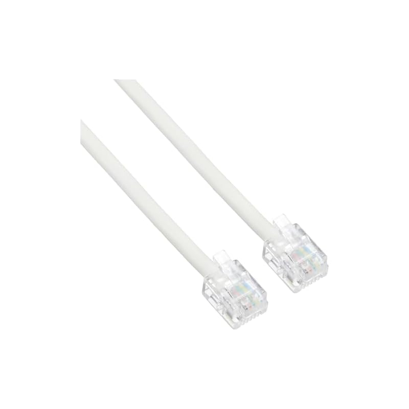 ELPA Telephone Cord, 3m, 6-pin 4-core / 6-pin 2-core, TEW-T030
