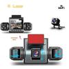 4-Channel Dash Cam, Front, Rear & Inside, 1080P Car Camera, Night Vision, G-Sensor, Driving Video Recorder