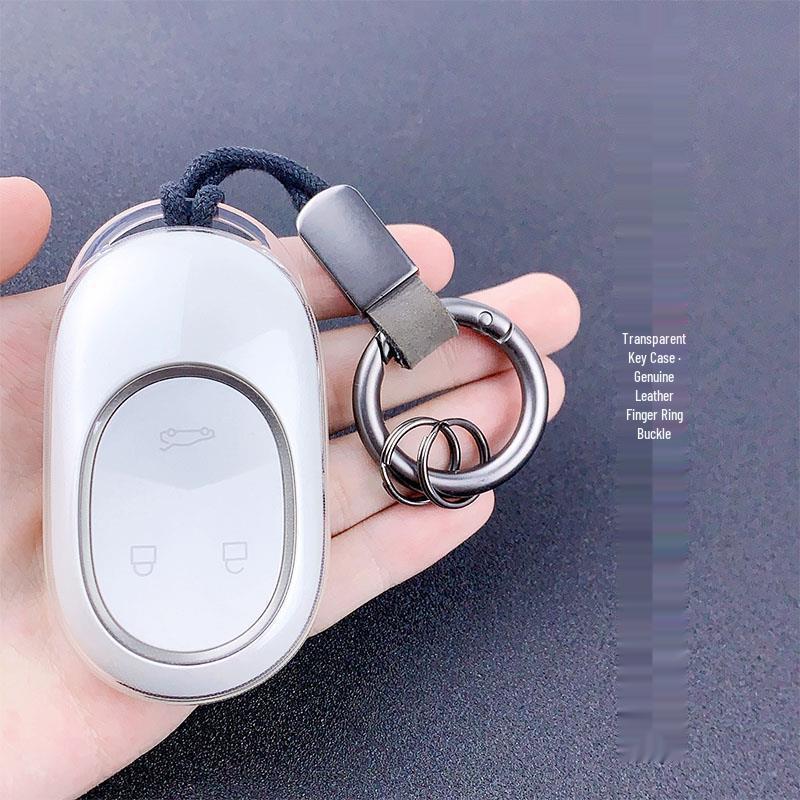 Transparente Smart Key Hülle für Nio ET7, ET5t, ES6, EC6, ES8 - Stilvolle Schutzschale für Damen & Herren