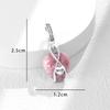 New Copper Romantic Pink Series Perfume Ice Cream Charm Bead Fit Bracelet Necklace Jewelry For Women