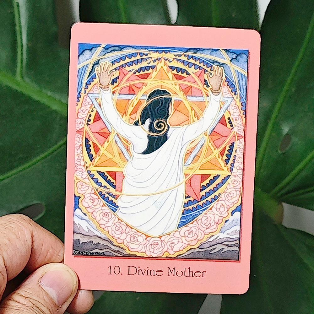 Sacred Geometry Cards for The Visionary Path 10.4*7.3cm 64 Pcs Oracle Cards Integrating Math, Science, and Spirituality