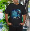 Metatron's Cube Fourth Dimension with Earth and Pyramids T-Shirt