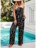 Diyun European Women's Bohemian Style Rayon Print Pants Set (Spring/Summer 2025)