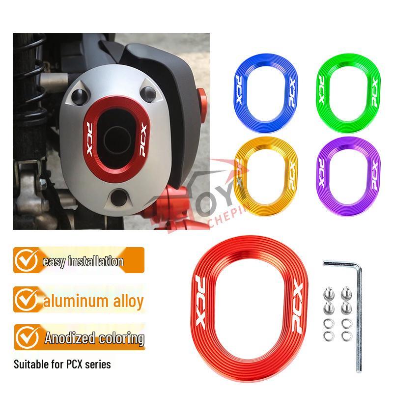 Ochrana výfuku pro upravenou Hondu PCX160: Protiopaření, Proti kolizi Kryt koncovky výfuku