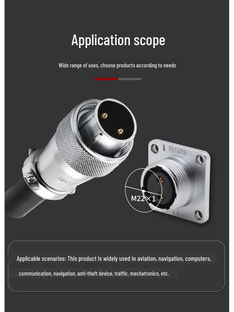 WEIPU WS20 Aviation Plug for Power and Signal Transmission
