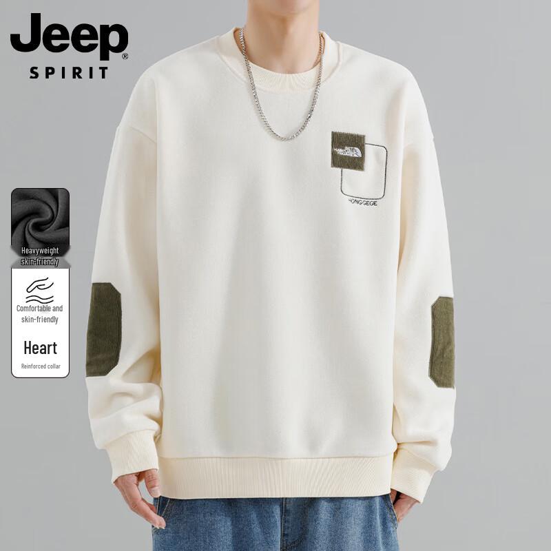 JEEP SPIRIT Men s Crewneck Long Sleeve Sweatshirt 3XL