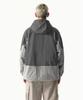 Musinsa Standard [City Leisure] Structured Block Windbreaker Jacket [Grey/Light Grey]