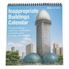 Funny Building 2026 Calendar Jan. 2026 - Dec. 2026 12 Monthly Planner White Elephant Gag Gifts for Home Office Wall Decor