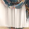 Floral Chiffon Floral Long Skirt Summer High Waist Loose A-line Skirt Half-length Skirt Female Summer Mid-length Skirt Fabric Light and Breathable
