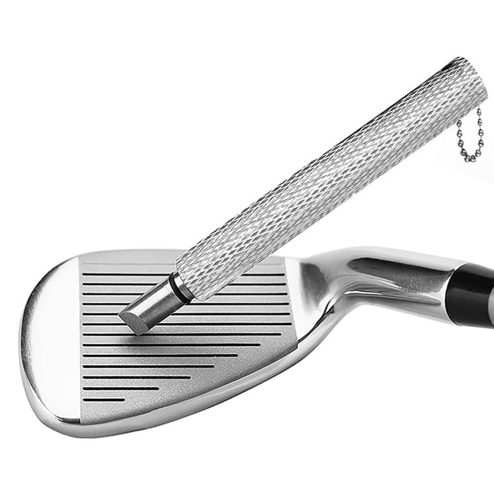 Golf Club Groove Sharpener Re-Grooving Tool and Cleaner Regrooving Tool Cleaner for Re-Grooving Wedges and Irons U and V-Grooves