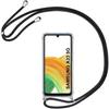 Protective Case - PROSHOP - Samsung Galaxy A33 5G - Flexible - Transparent-Black - Shockproof