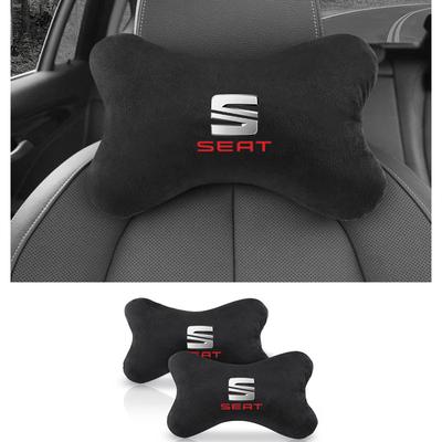 Car Headrest Rest Neck Pillow Cushion Belt Shoulder Pad for Seat Leon Cupra Ateca Ibiza Arona Tarraco Alhambra Accessories