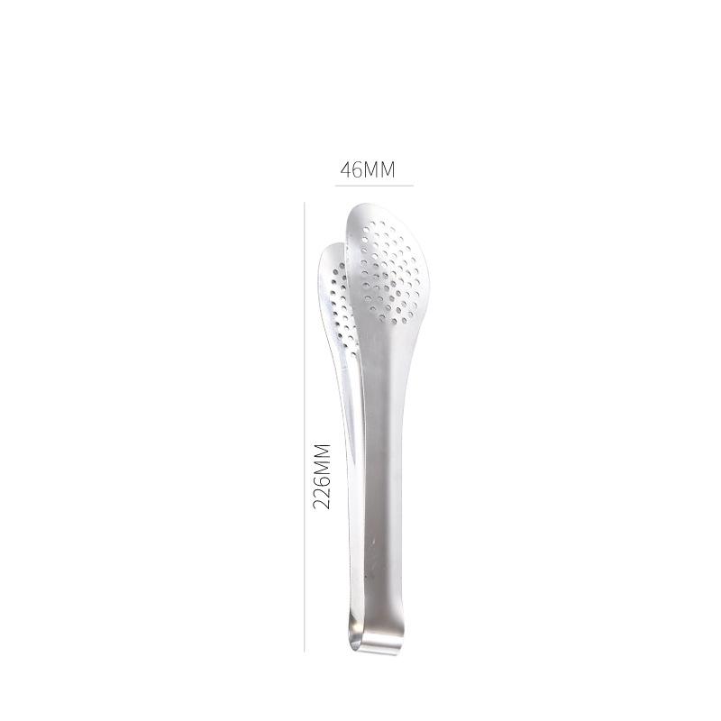 Stainless Steel Kitchen Non-Slip Food Clips Buffet Steak Salad Tongs for Barbecue Cake Bread Baking Clamp Cooking Kitchenware