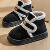 Thick Soled Snow Boots Women Fluffy Plush Faux Fur Soft Slippers Winter Indoor Comfortable Home Non-slip Shoes