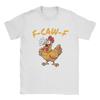 Men F-caw-f Chicken Funny Fcawf Chicken Meme T Shirt Cotton Clothes Short Sleeve Crew Neck Tee Shirt Plus Size T-Shirt