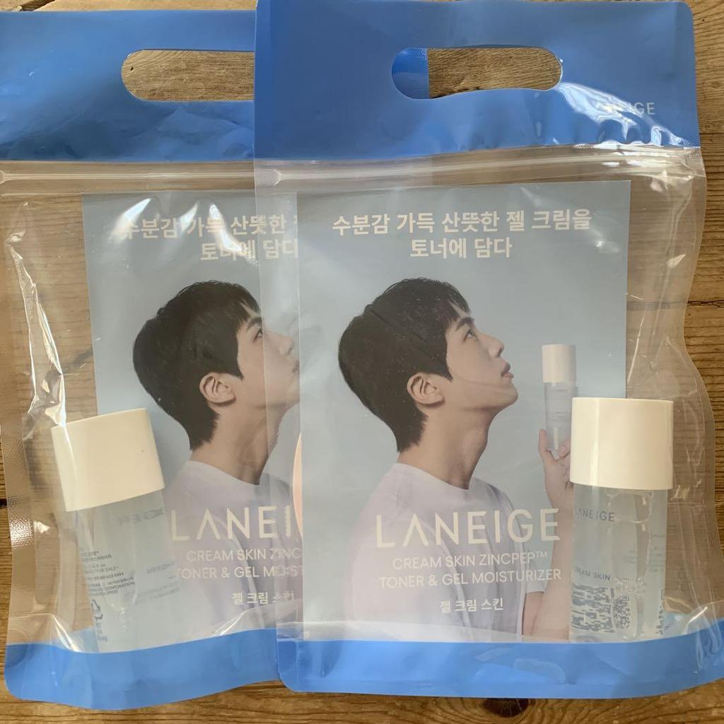 [USED] BTS FESTA Jin Seokjin Laneige Lotion and Lipstick 2 Pack